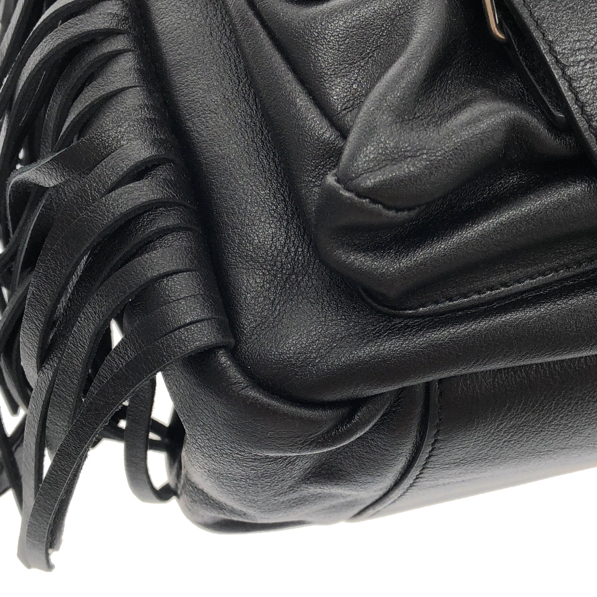 SAINT LAURENT PARIS / サンローランパリ | Calfskin Fringe Festival Backpack / 4 – KLD