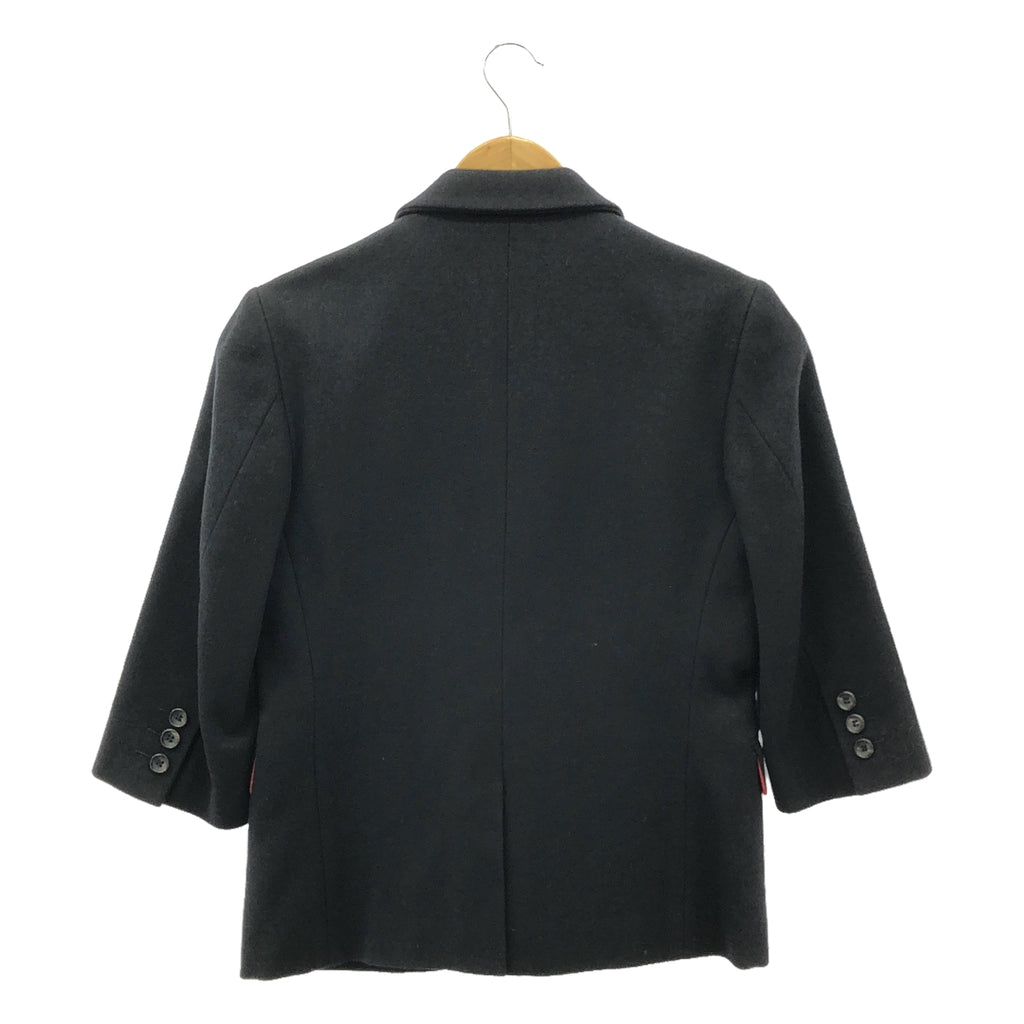 COMME des GARCONS COMME des GARCONS / 콤콤 | 울 싱글 브레스트 재킷 | S | 블랙 | 여성