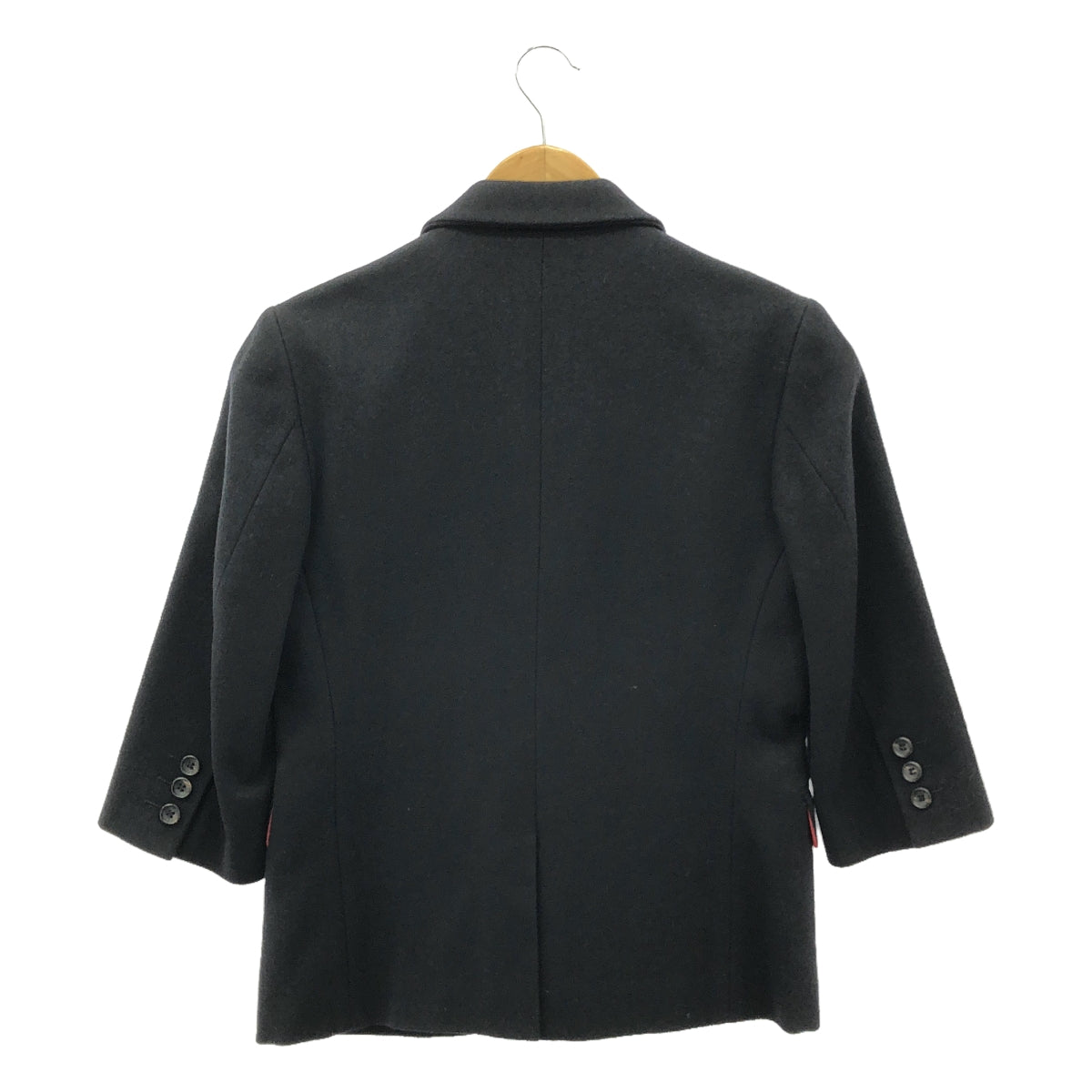 COMME des GARCONS COMME des GARCONS / 콤콤 | 울 싱글 브레스트 재킷 | S | 블랙 | 여성