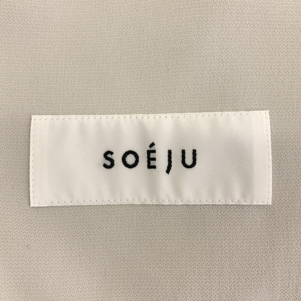 SOEJU | 無領外套 | L碼 | 女款