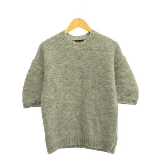 Drawer | Mohair wool blend short sleeve knit | F | Women's