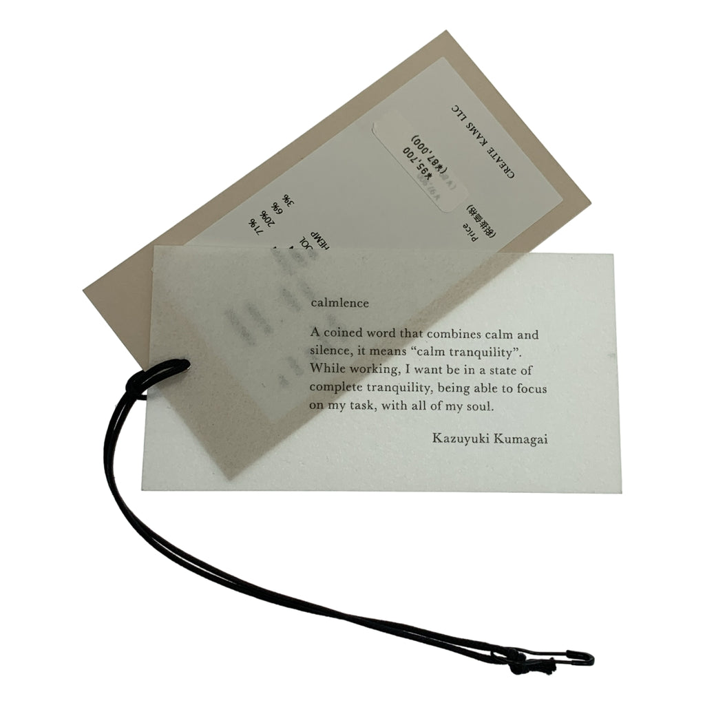 【美品】  calmlence / カームレンス | 2025SS | Triple Pleated Wide Random Border ランダムボーダー 3プリーツ ワイドパンツ | 1 | ブラック / ブラウン | メンズ