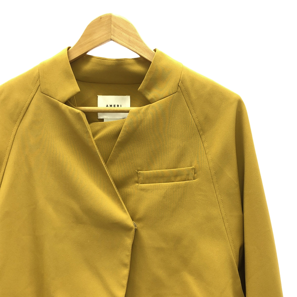 AMERI / 美國 | × otona MUSE / 設定 / OTONA SHORT JACKET SET UP DRESS / 外套與洋裝 | M |芥末 |女性的