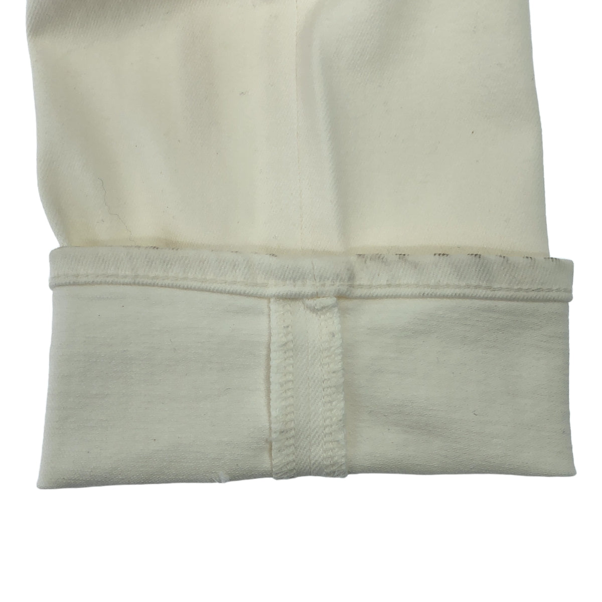 YANUK / ヤヌーク | リラックス スリム デニムパンツ | 24 | ホワイト | レディース