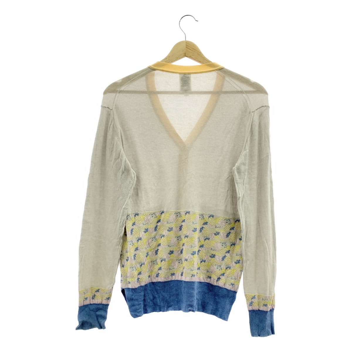 ANTIPAST / 안티 패스트 | 코튼 슬릿 니트 카디건 | 1 | 여성