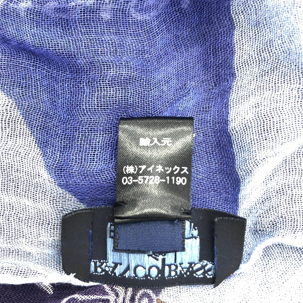 FRANCO BASSI | BEAMS 獨家印花棉紗披肩 | 多色