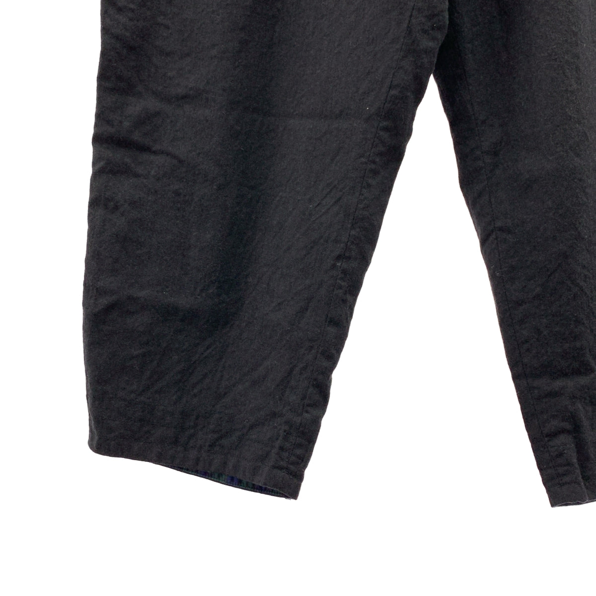 Chez VIDALENC / 셰비다렌크 | 울 체크 라이닝 이지 팬츠 | 2 |