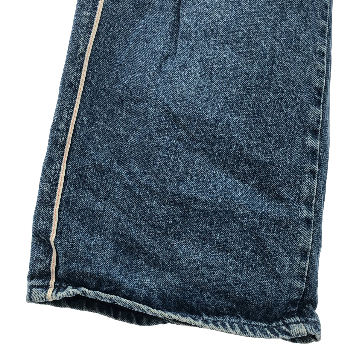 TANAKA / タナカ | THE SELVEDGE JEAN TROUSERS ST128 ドローストリング セルビッチ デニムパンツ | 25 | VINTAGE BLUE | レディース