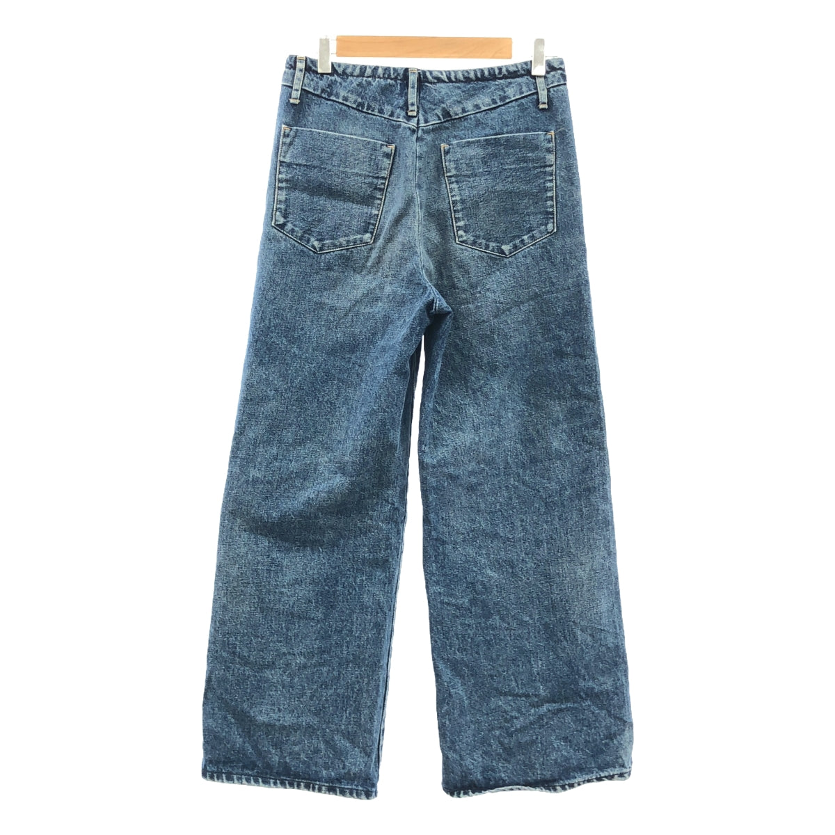 TANAKA / タナカ | THE SELVEDGE JEAN TROUSERS ST128 ドローストリング セルビッチ デニムパンツ | 25 | VINTAGE BLUE | レディース