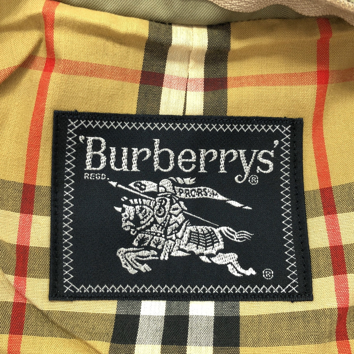 Burberrys / バーバリーズ | 推定1980s～ vintage / ヴィンテージ トレンチコート / 着脱可 ノバチェック ライナー付き | 90/165 | カーキ系 | レディース