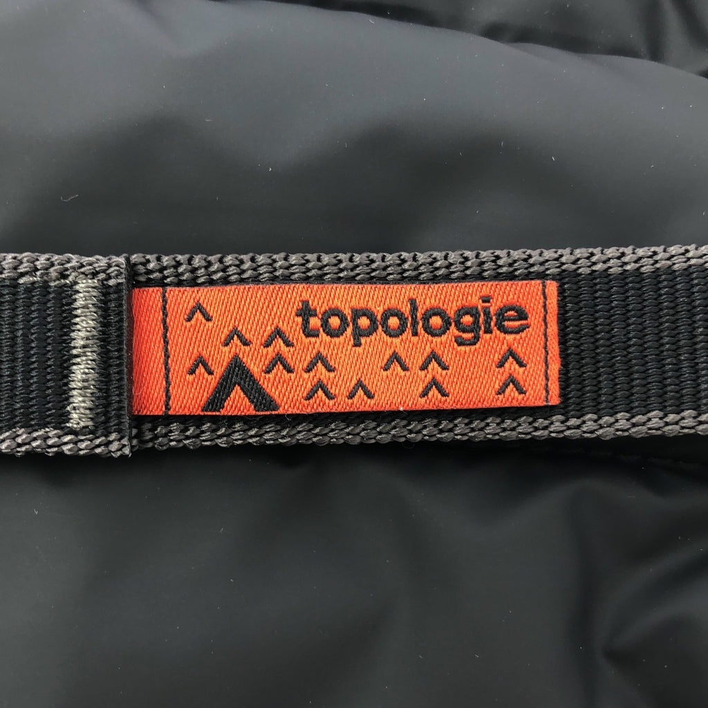 【成色極佳】topologie | 三件式水壺包/20mm肩帶/彈性腕帶 | 黑色/黑色/藍色 | 女士