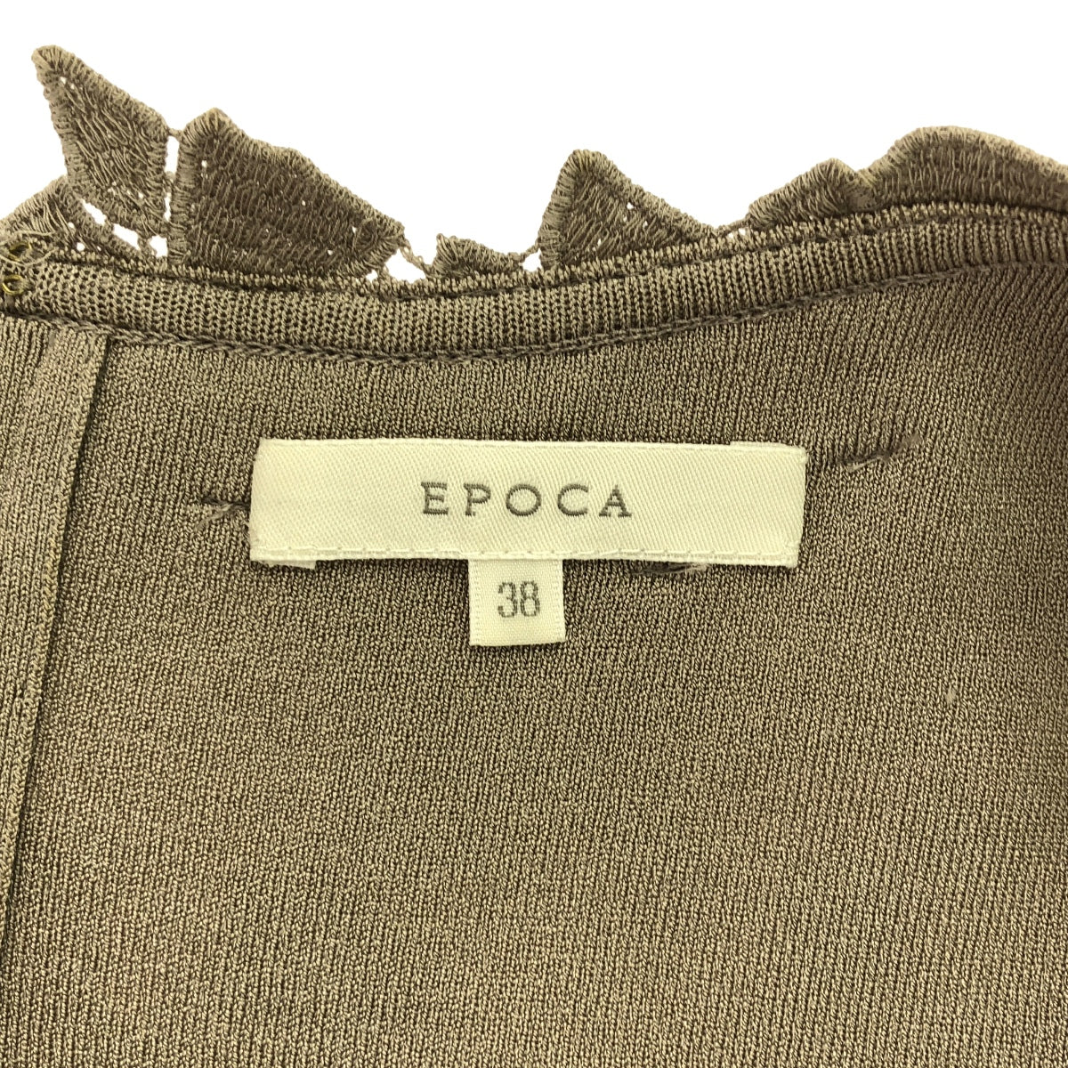 EPOCA / エポカ | フラワーレース ワンピース | 38 | グレージュ | レディース