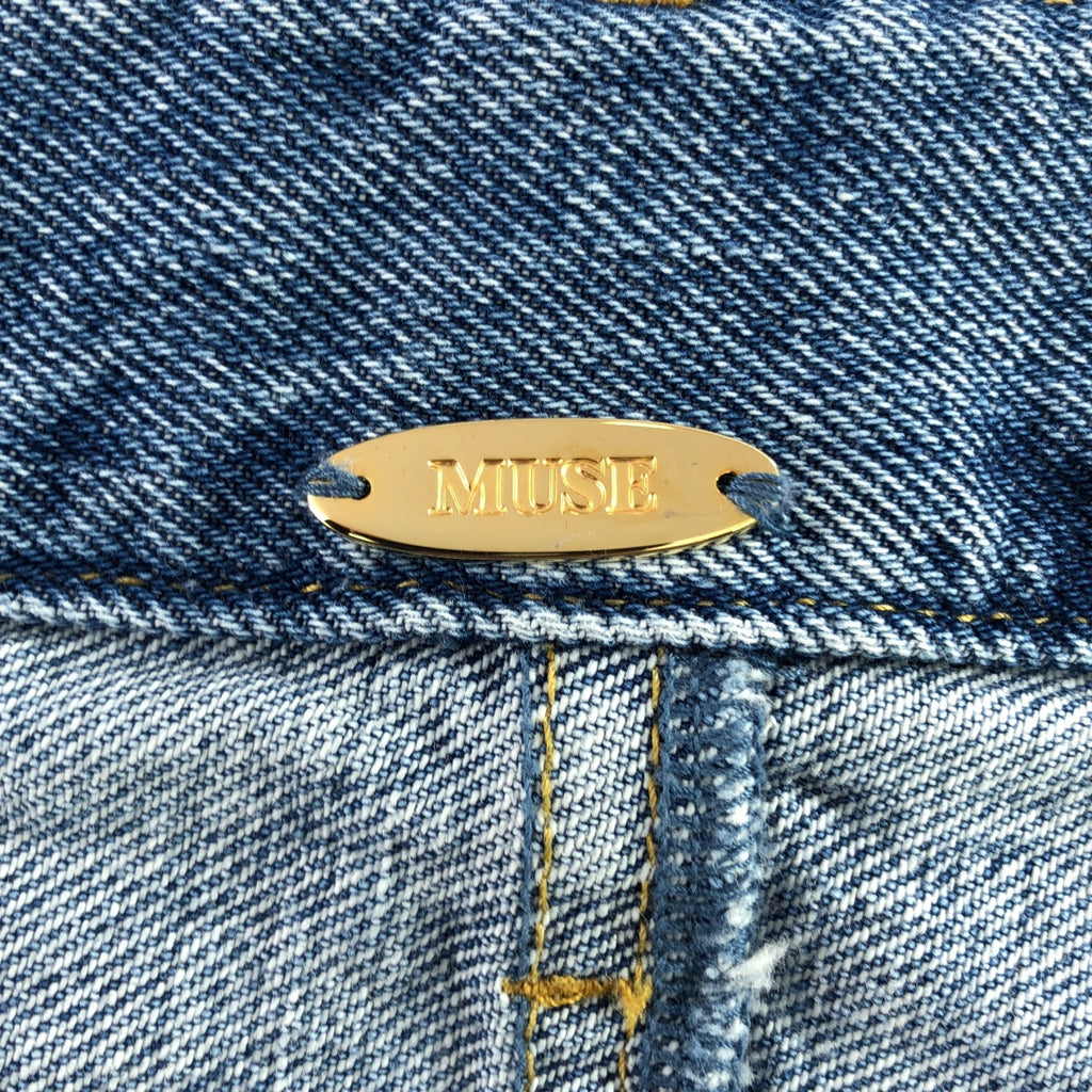 MUSE de Deuxieme Classe / ミューズドゥーズィーエムクラス | 2024SS | DENIM W Slit / スリット デニムスカート | 38 | レディース