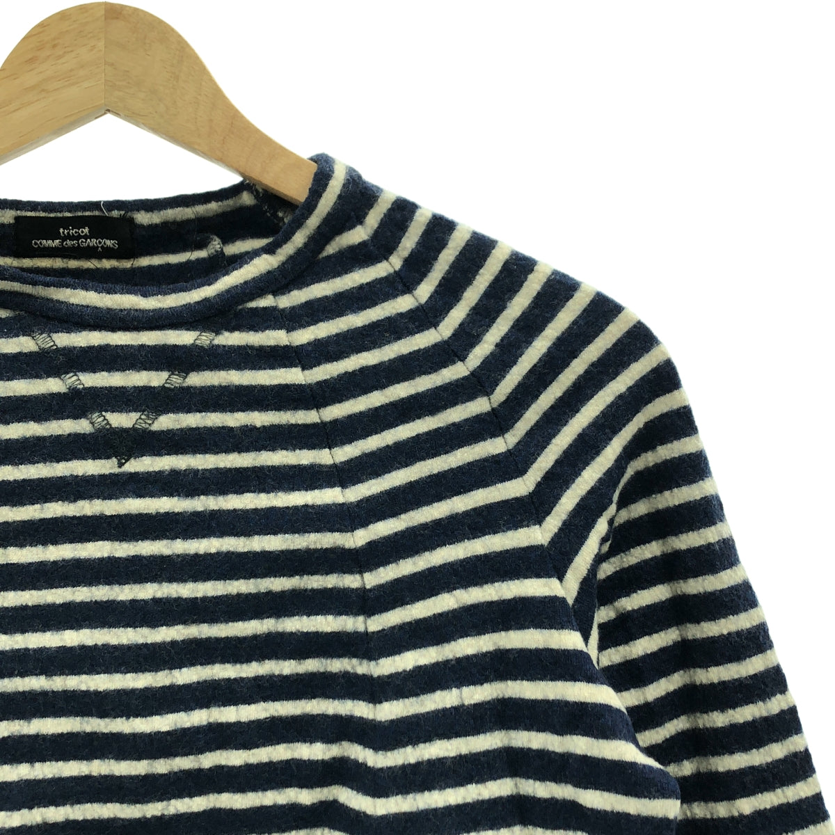 tricot COMME des GARCONS / 트리코콤 데 갤슨 | 2007AW | 울 테두리 니트 |