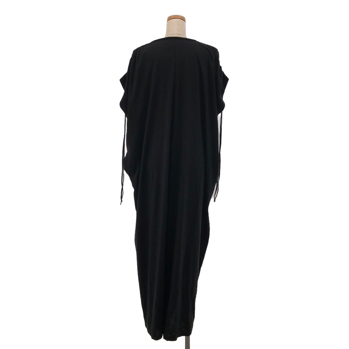 SAYAKA DAVIS | Drawstring Gathered Sleeve Dress | Black | Women's