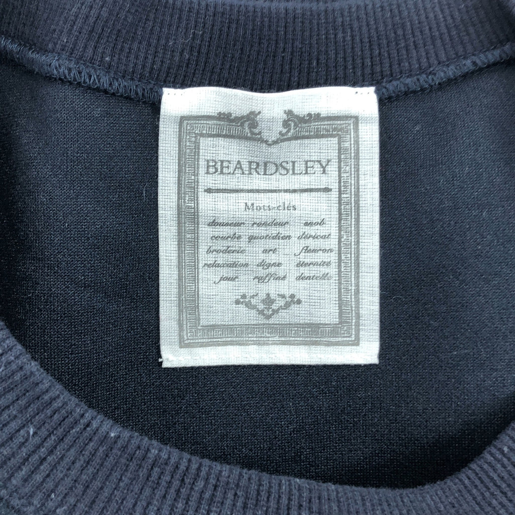 BEARDSLEY / ビアズリー | 2022AW | ロゴ クルーネック スウェット プルオーバー | F | ブラック | レディース