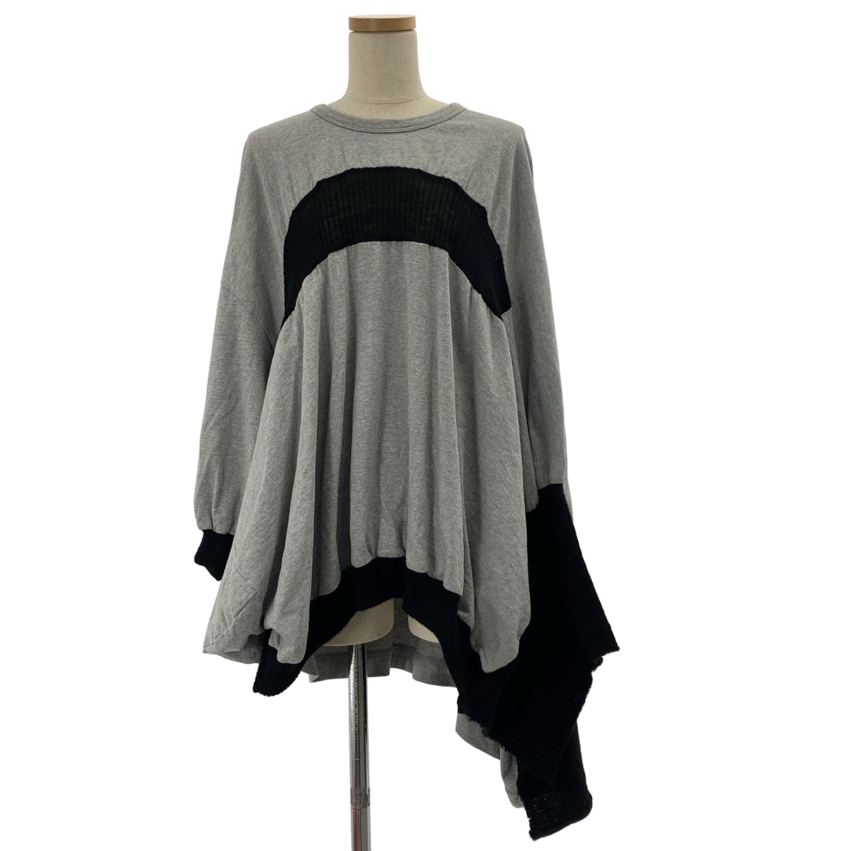 Y's / Y's Yohji Yamamoto | 2018 秋冬系列 | 棉羊毛混紡不對稱套頭衫 | 2 號 | 女款