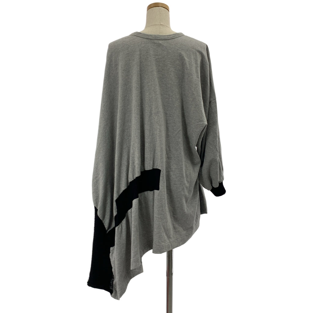 Y's / Y's Yohji Yamamoto | 2018 秋冬系列 | 棉羊毛混紡不對稱套頭衫 | 2 號 | 女款