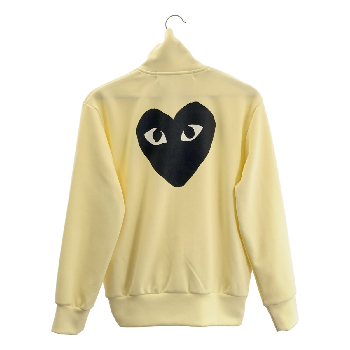 PLAY COMME des GARCONS / プレイコムデギャルソン | ハートロゴワッペン バックプリント ジャージ トラックジャケット | S | レディース