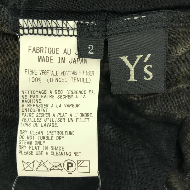 Y's / ワイズヨウジヤマモト | 2014SS | テンセル クルーネック Tシャツ カットソー | 2 | レディース