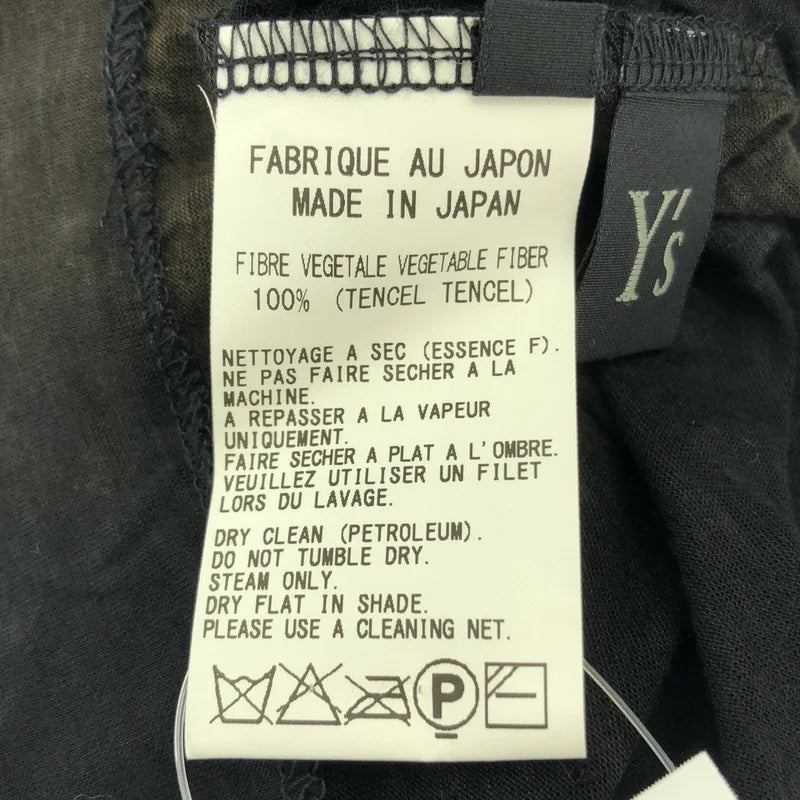 Y's / ワイズヨウジヤマモト | 2014SS | テンセル クルーネック Tシャツ カットソー | 2 | レディース
