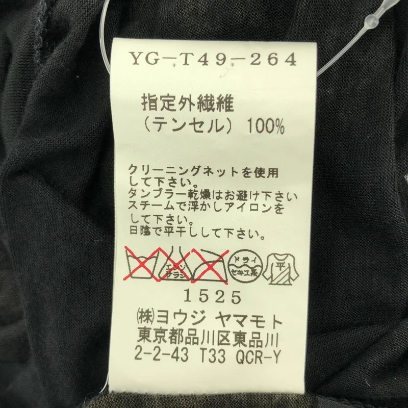 Y's / ワイズヨウジヤマモト | 2014SS | テンセル クルーネック Tシャツ カットソー | 2 | レディース
