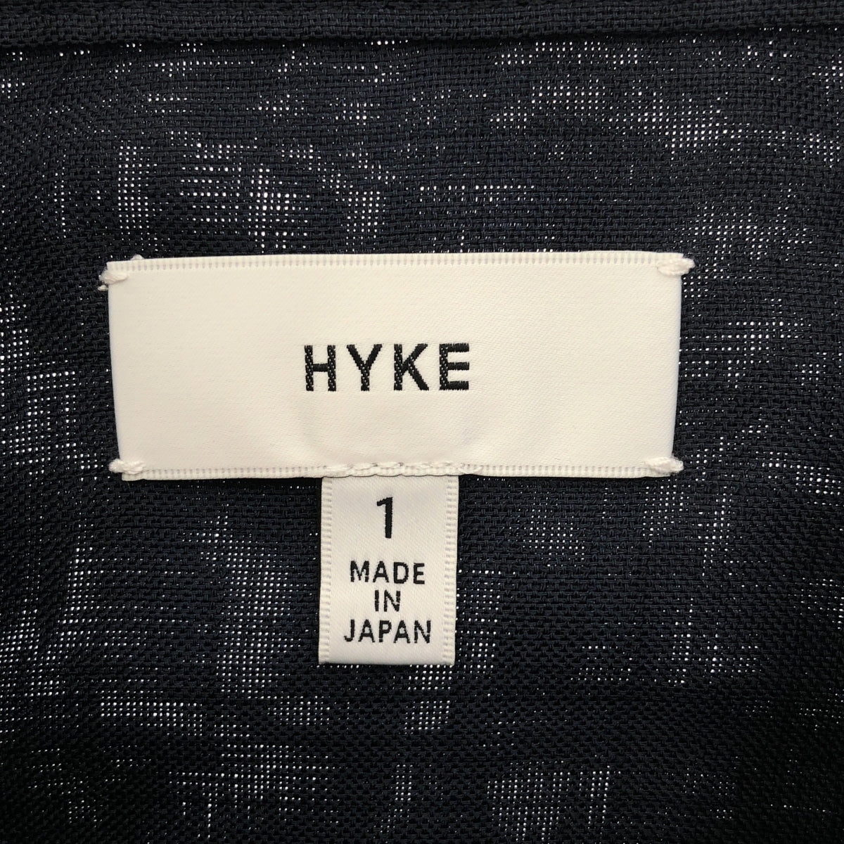 HYKE / 하이크 | 2021SS | SHARK SKIN SHIRT MAXI DRESS 셔츠 원피스 | 1 | 여성