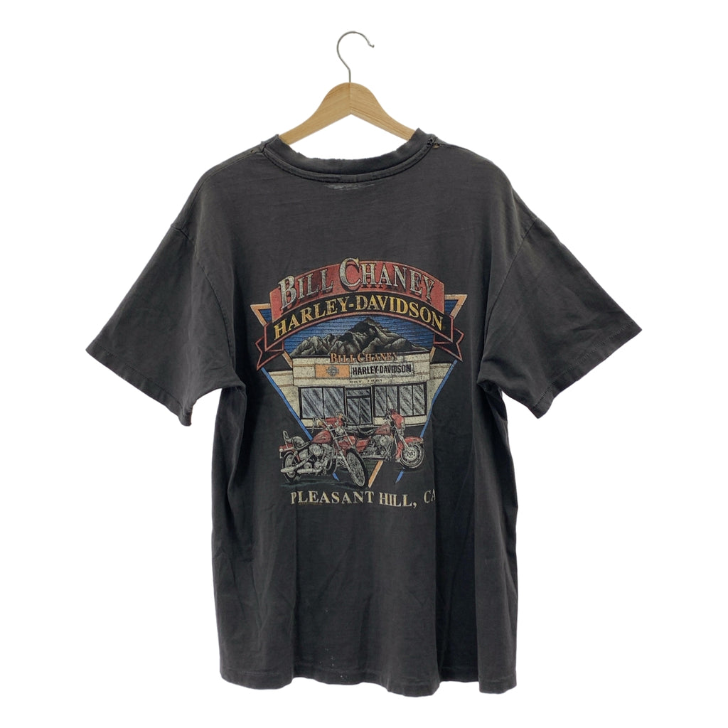 VINTAGE / ヴィンテージ古着 | 1990s ヴィンテージ HARLEY DAVIDSON ハーレー ダヴィッドソン 両面プリント Tシャツ | L | ブラック | メンズ