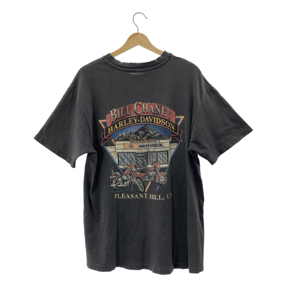 VINTAGE / ヴィンテージ古着 | 1990s ヴィンテージ HARLEY DAVIDSON ハーレー ダヴィッドソン 両面プリント Tシャツ | L | ブラック | メンズ