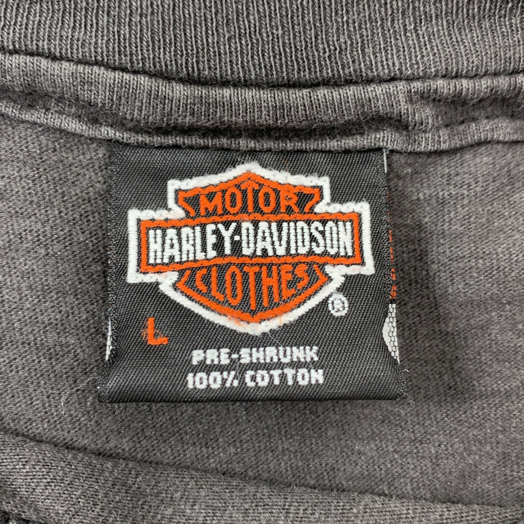 VINTAGE / ヴィンテージ古着 | 1990s ヴィンテージ HARLEY DAVIDSON ハーレー ダヴィッドソン 両面プリント Tシャツ | L | ブラック | メンズ