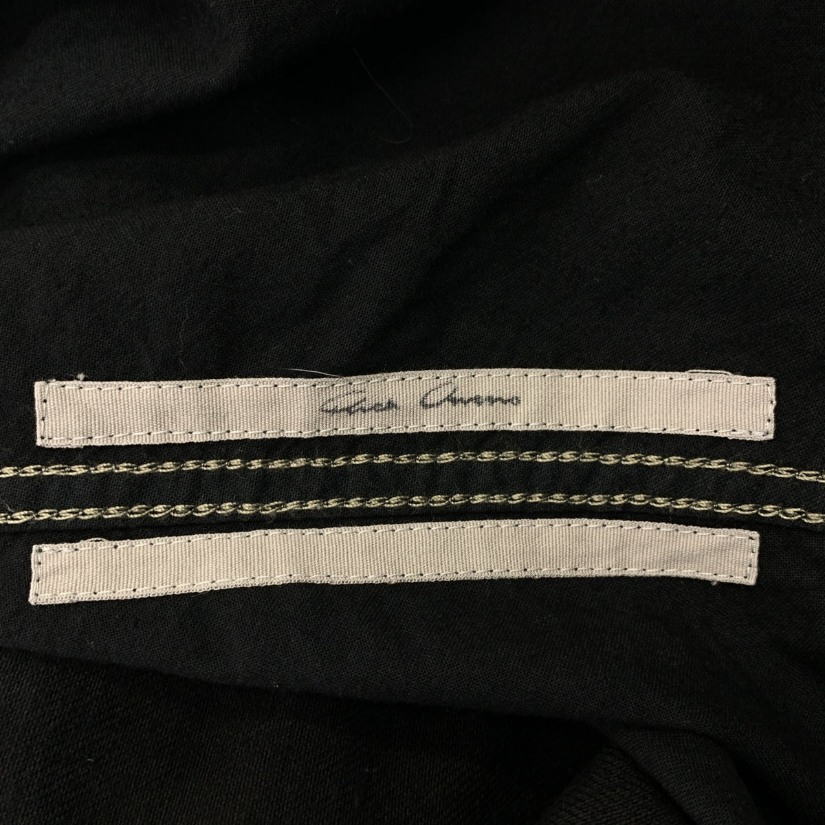 Rick Owens / リックオウエンス | 2025AW | Joris Trouser 切替コーティングワイドパンツ | 29 | ブラック | メンズ