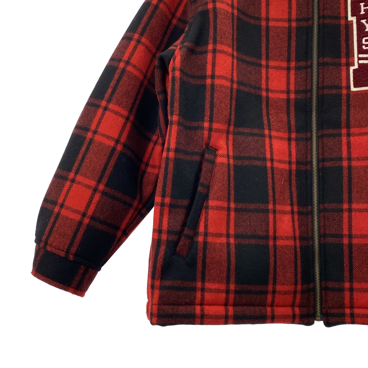 HYSTERIC GLAMOUR / 히스테릭 글래머 | HYS ROCK / 걸 헝겊 지퍼 재킷 / 안감 보아 | L | 남성