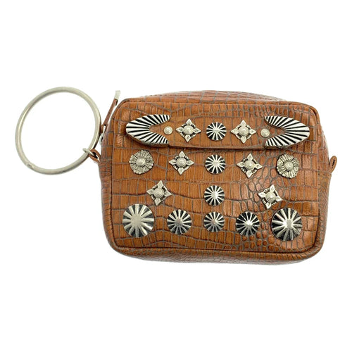 TOGA PULLA / トーガプルラ | Metal leather pouch / メタル レザー