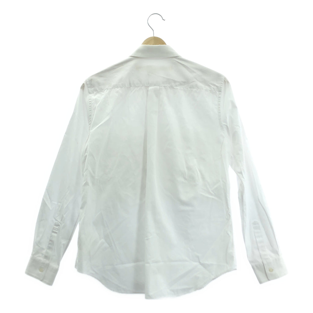 COMME des GARÇONS | 2019 春夏 | 棉質荷葉邊裝飾常規領襯衫 | M 碼 | 白色 | 女款