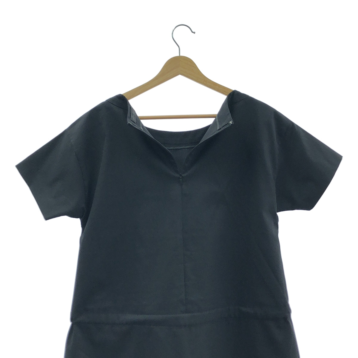 【美品】  ANTEPRIMA / アンテプリマ | セットアップ コットン シングルジャケット / ドローストリング ワンピース | 38 | ブラック | レディース
