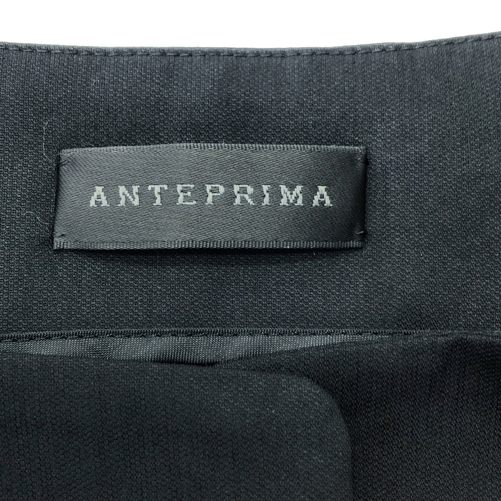 【美品】  ANTEPRIMA / アンテプリマ | セットアップ コットン シングルジャケット / ドローストリング ワンピース | 38 | ブラック | レディース
