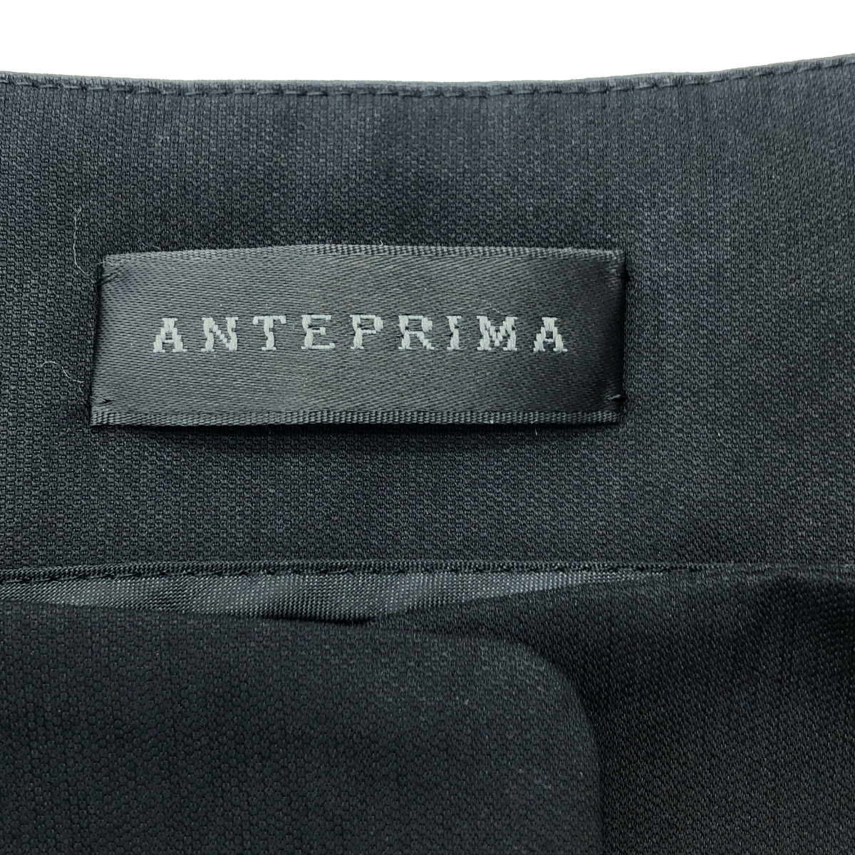 【美品】  ANTEPRIMA / アンテプリマ | セットアップ コットン シングルジャケット / ドローストリング ワンピース | 38 | ブラック | レディース