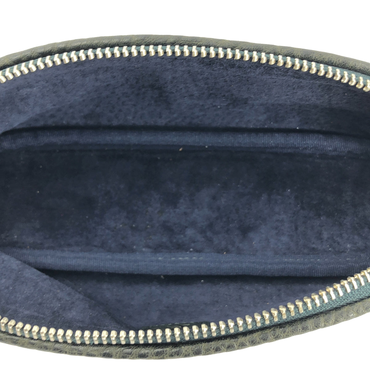 [狀況極佳] Tsuchiya 包 | Tone Oil Nume 靠墊線筆盒 | 午夜綠