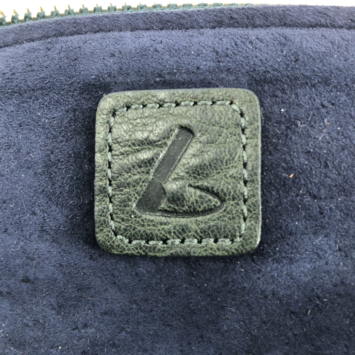 [狀況極佳] Tsuchiya 包 | Tone Oil Nume 靠墊線筆盒 | 午夜綠