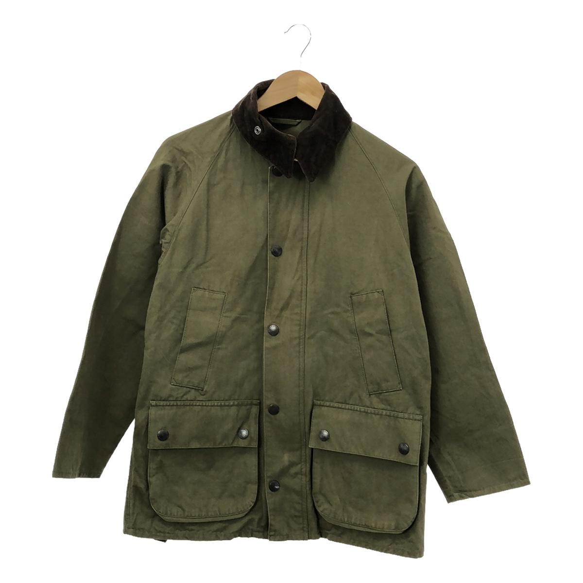 Barbour | BEDALE | Corduroy wash jacket with chin strap | 34 | Olive | Men's