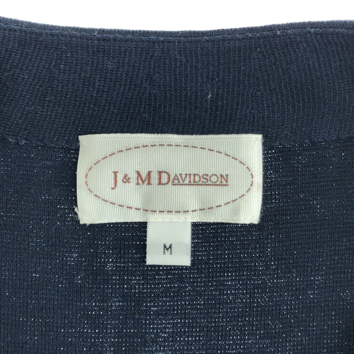 J&amp;M DAVIDSON | Cotton stretch slit top | M |