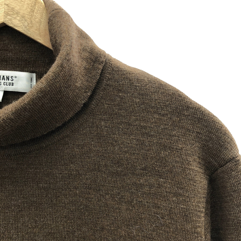 FREEMANS SPORTING CLUB / フリーマンズスポーティングクラブ | ウール タートルネック ニット | L | ブラウン | メンズ