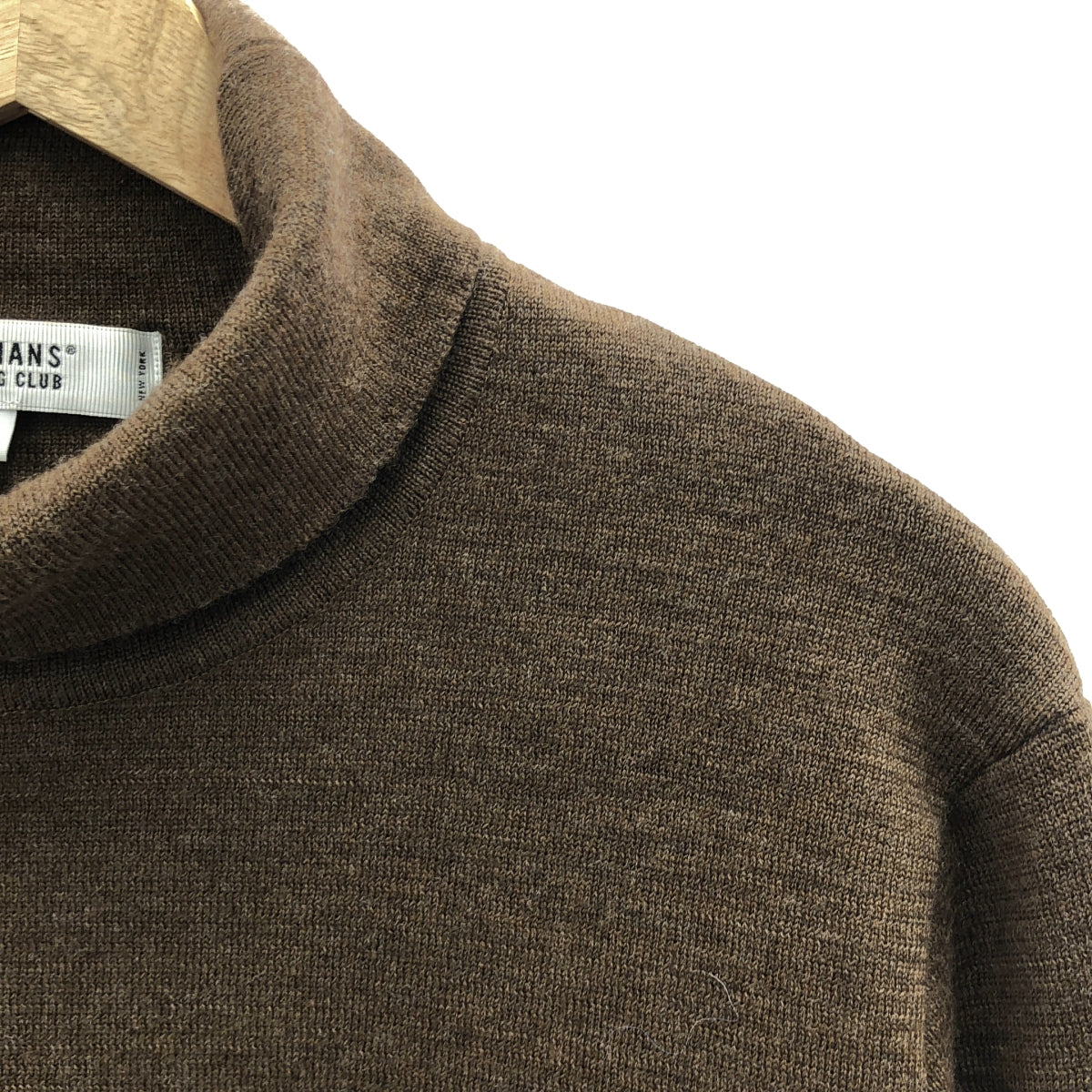 FREEMANS SPORTING CLUB / フリーマンズスポーティングクラブ | ウール タートルネック ニット | L | ブラウン | メンズ
