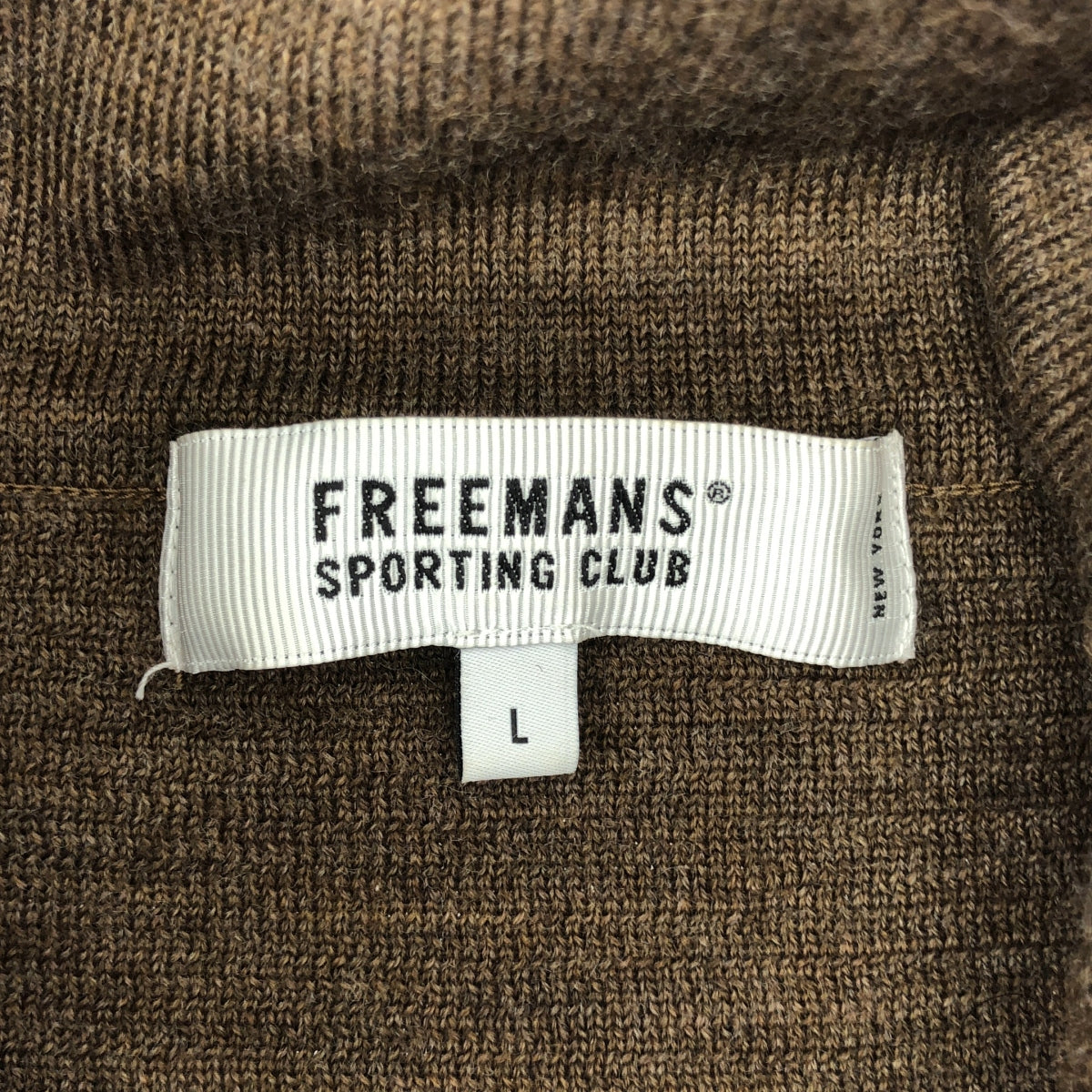 FREEMANS SPORTING CLUB / フリーマンズスポーティングクラブ | ウール タートルネック ニット | L | ブラウン | メンズ