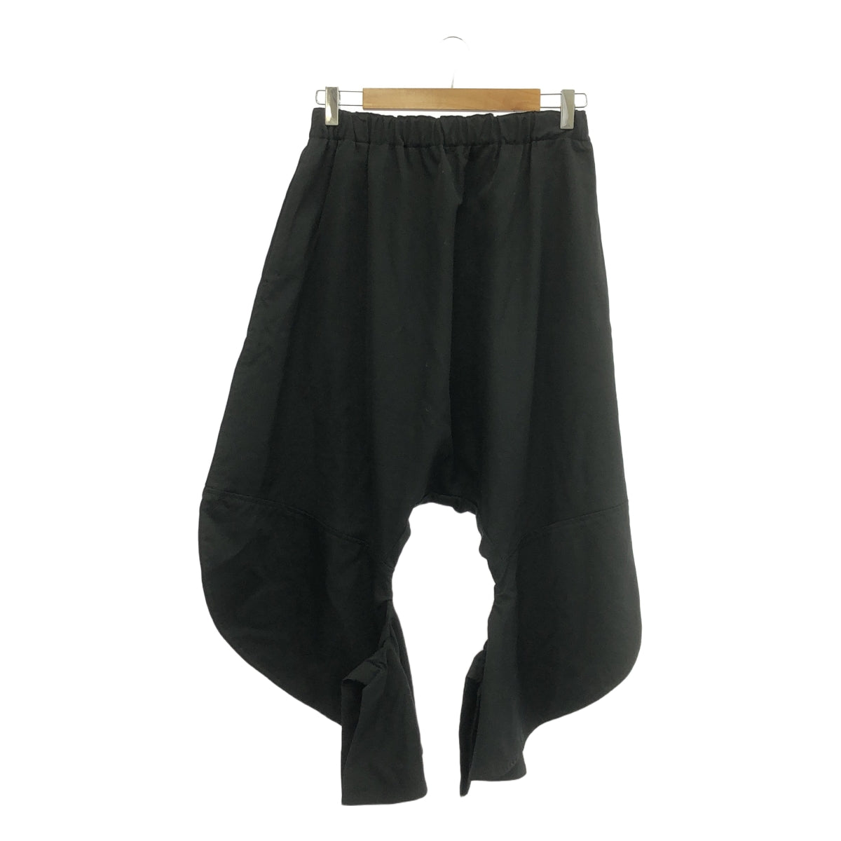 COMME des GARCONS / 컴데 갤슨 | 2010AW | 변형 입체 드로우 스트링 팬츠 | S | 블랙 | 여성