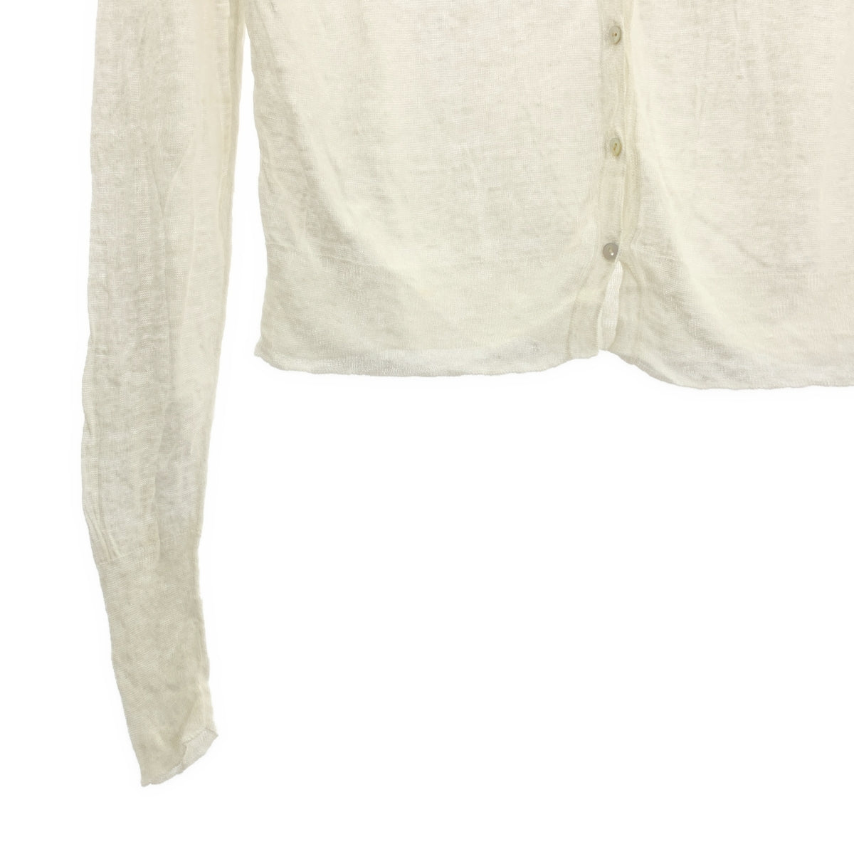 humoresque / 유머 레스크 | crew neck cardigan 린넨 실크 크루넥 니트 가디건 | F | 여성