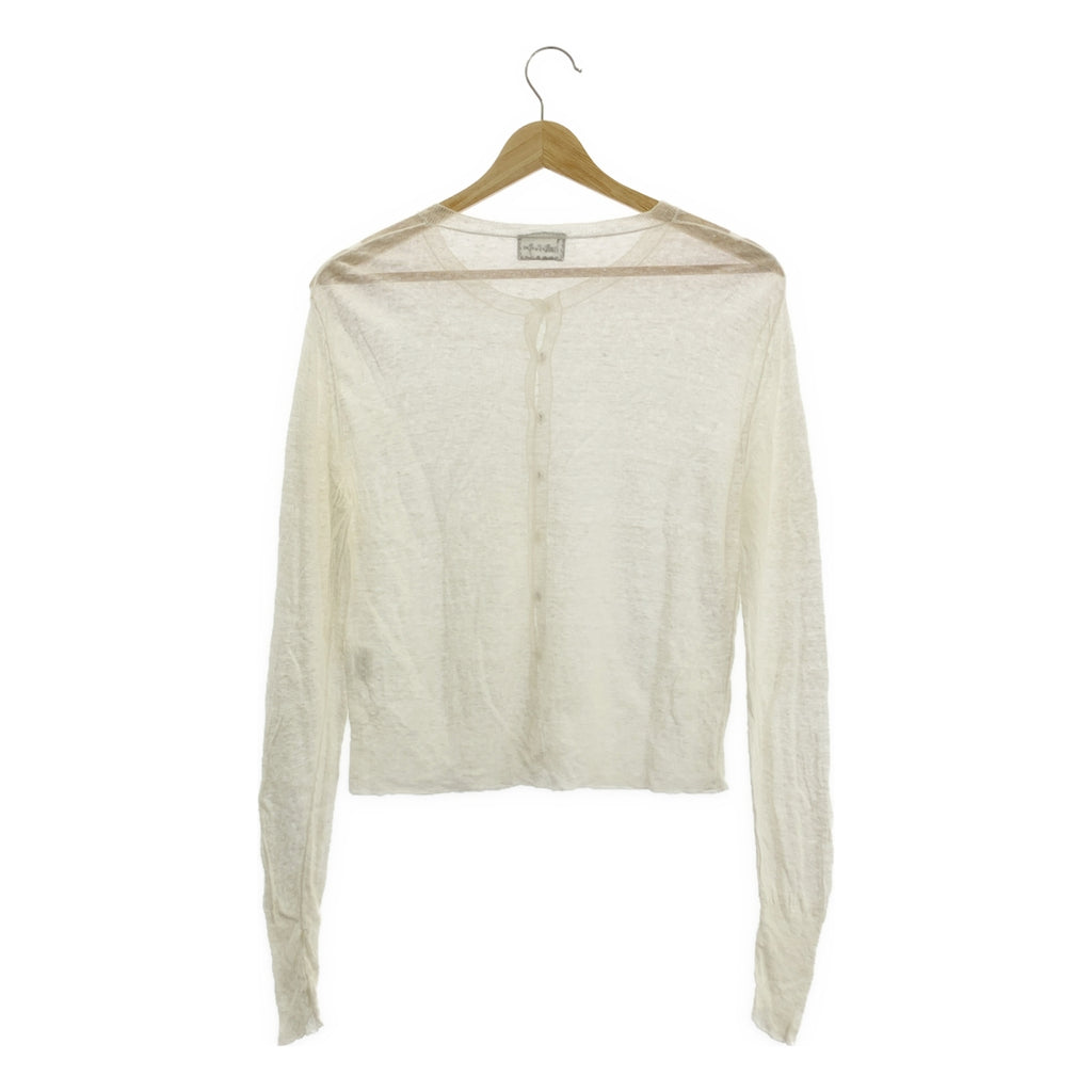 humoresque / 유머 레스크 | crew neck cardigan 린넨 실크 크루넥 니트 가디건 | F | 여성