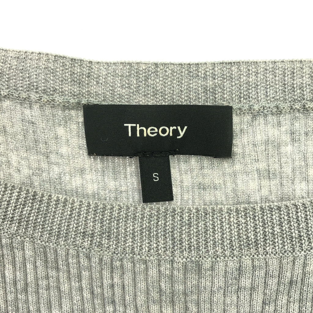 theory / セオリー | ウール ドルマン スリーブ ニット | S | グレー | レディース