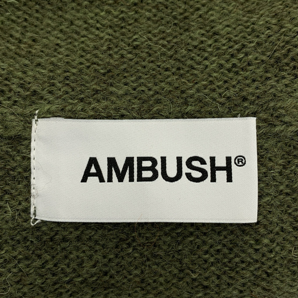 AMBUSH / 암부시 | 울 데미지 가공 터틀넥 니트 | 1 | 남성