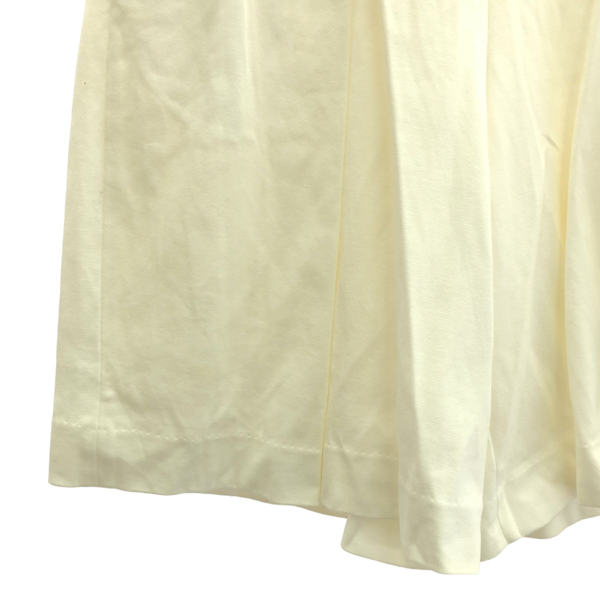 JOHN LAWRENCE SULLIVAN / 존 로렌스 설리반 | 코튼 저지 턱 와이드 반바지 | 8 | 화이트 | 여성